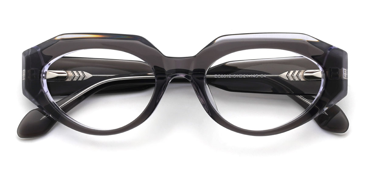 Grey Mireille Glasses - Cat Eye Glasses