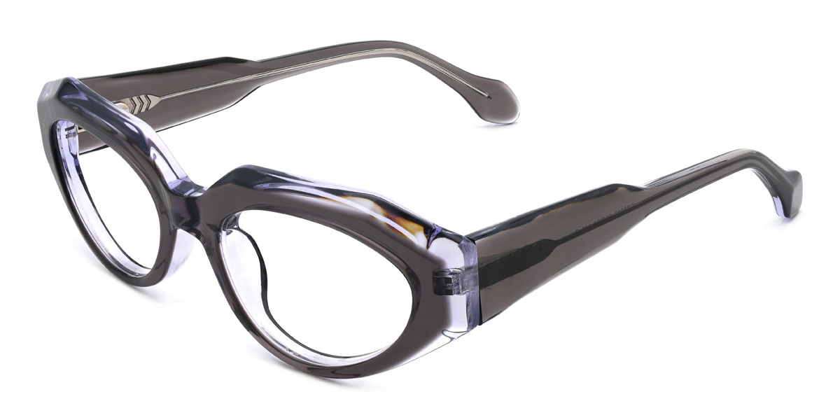 Grey Mireille Glasses - Cat Eye Glasses