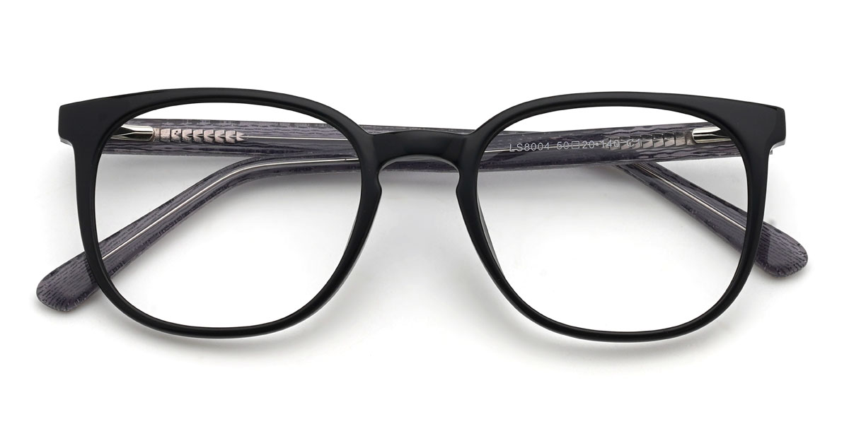 Black Kathleen Glasses - Square Glasses