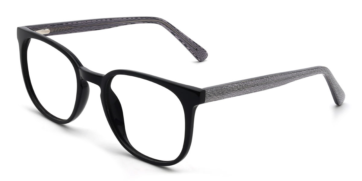 Black Kathleen Glasses - Square Glasses