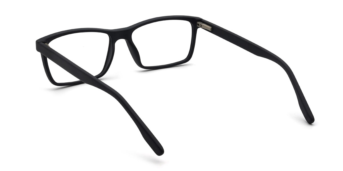 Matt Schwarz Massimo Brille - Rectangle Glasses