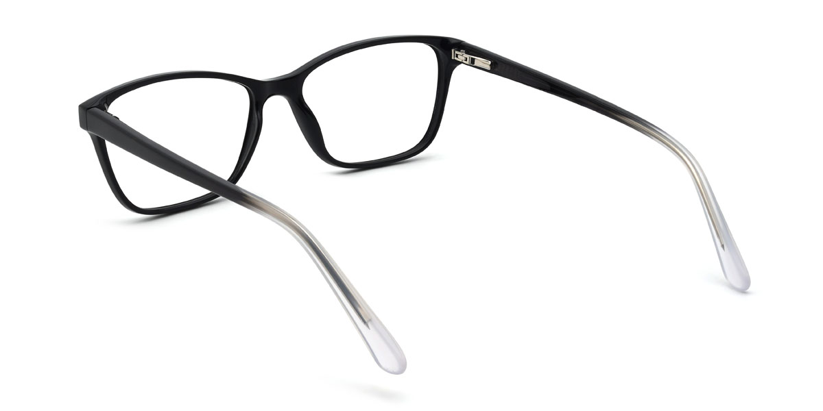 Black Giancarlo Glasses - Rectangle Glasses