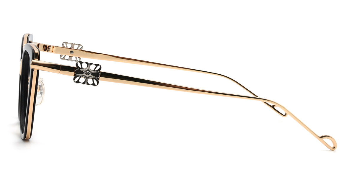 Gold Black Angie Glasses - Cat Eye Glasses