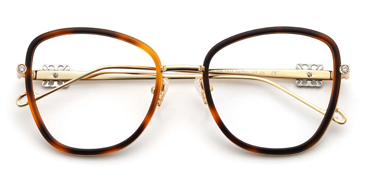 Or Écaille de tortue Emmaline Lunettes - Oval Glasses