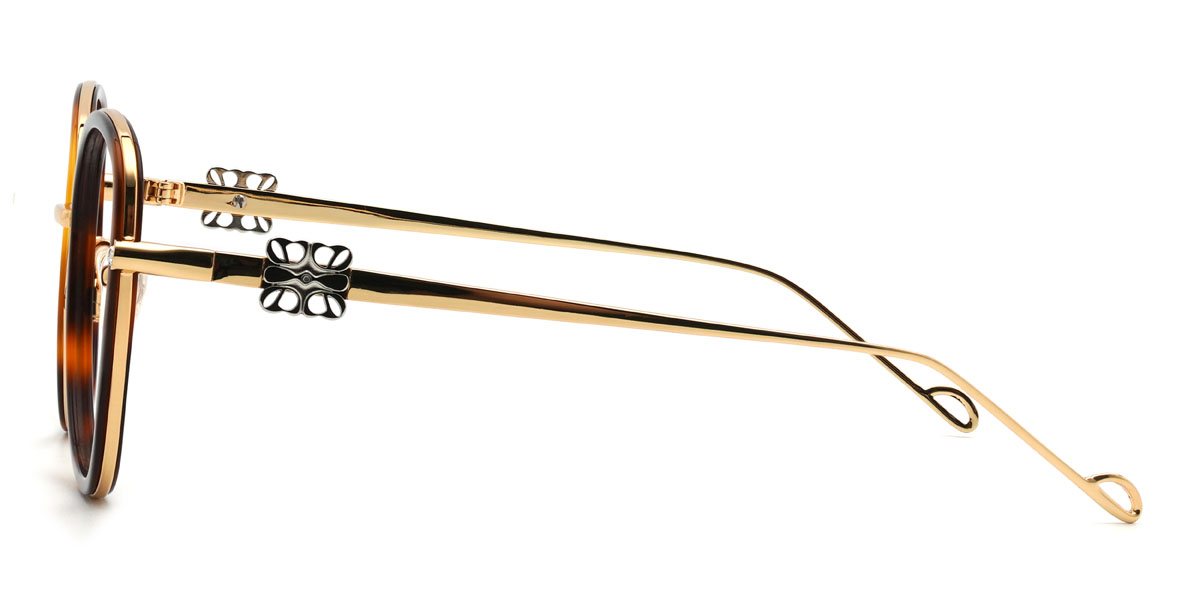 Or Écaille de tortue Emmaline Lunettes - Oval Glasses