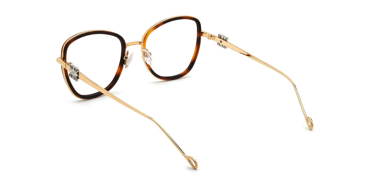 Or Écaille de tortue Emmaline Lunettes - Oval Glasses