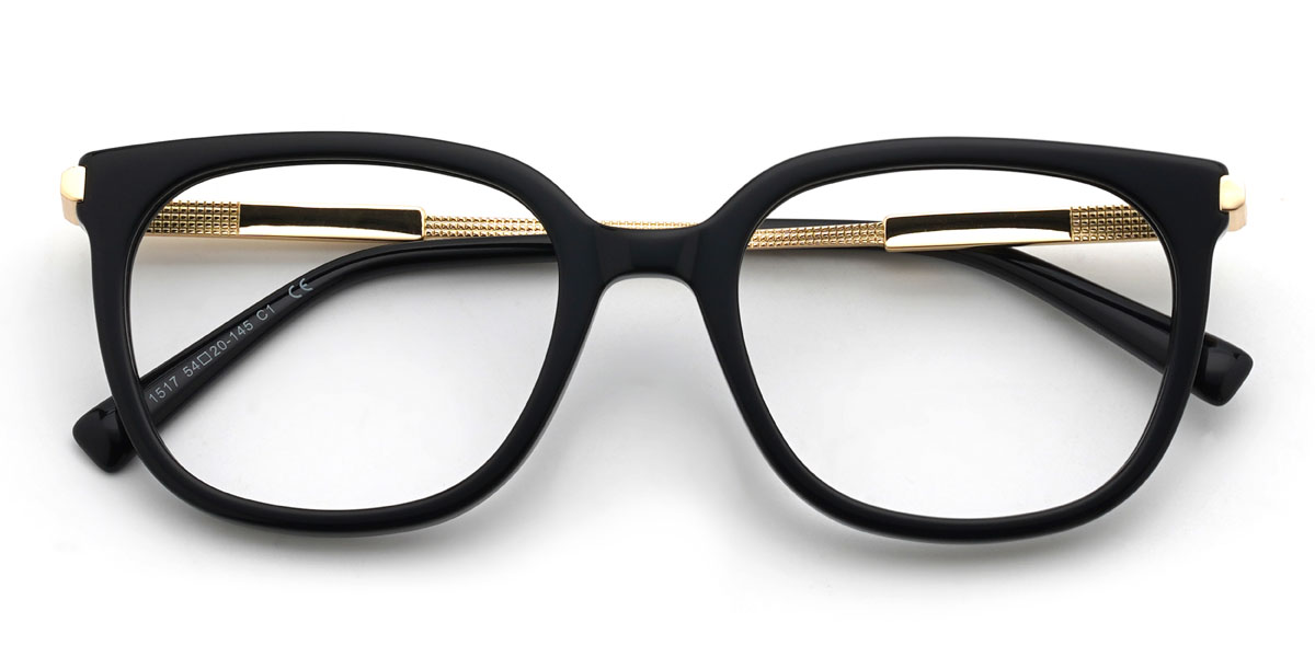 Preto Kyndall Óculos - Rectangle Glasses