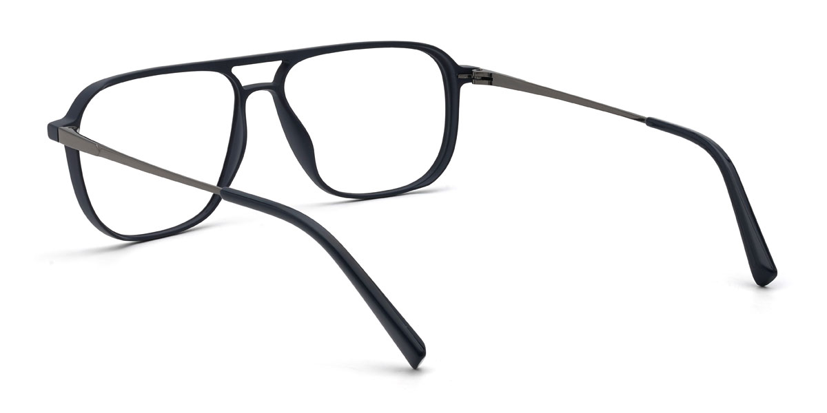 Azul Gris Camilo Gafas - Aviator Clip-On Sunglasses