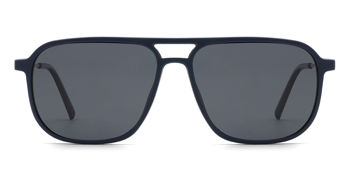 Azul Gris Camilo Gafas - Aviator Clip-On Sunglasses