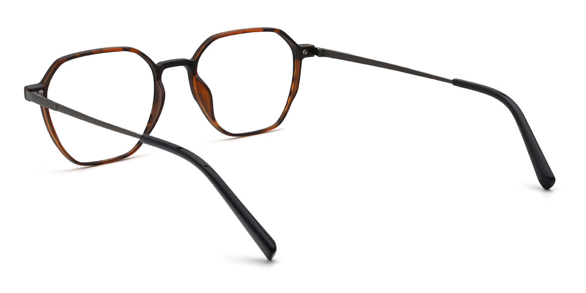 Carey Gris Landry Gafas - Rectangle Clip-On Sunglasses