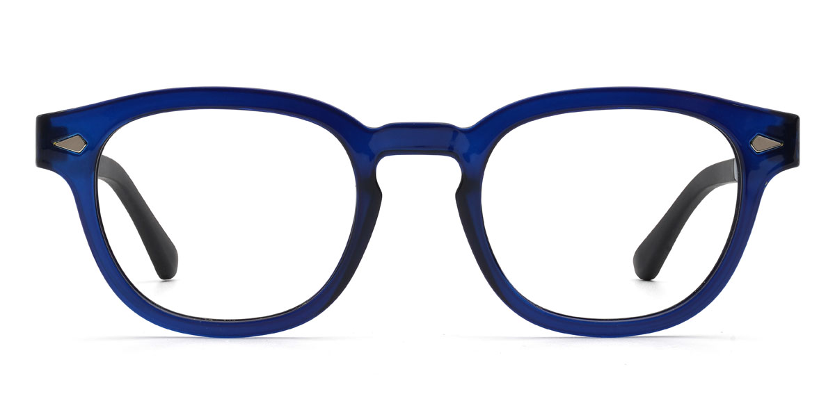 Kék szürke Meilani Szemüveg - Oval Clip-On Sunglasses