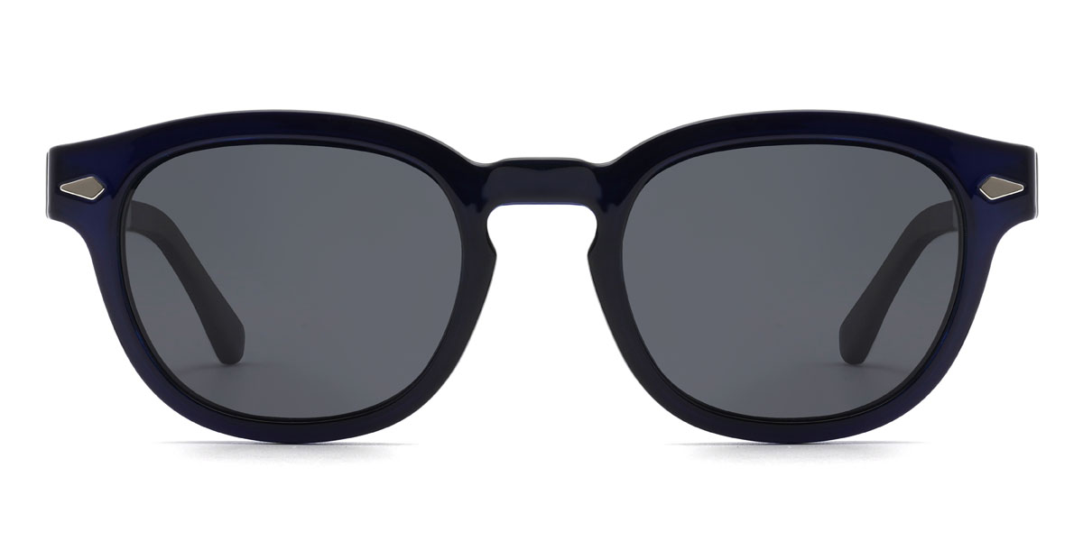 Kék szürke Meilani Szemüveg - Oval Clip-On Sunglasses