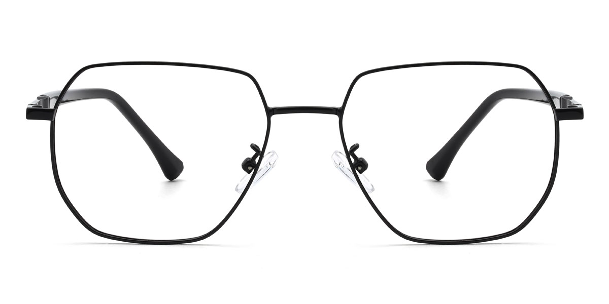 Fekete Kiran Szemüveg - Rectangle Glasses