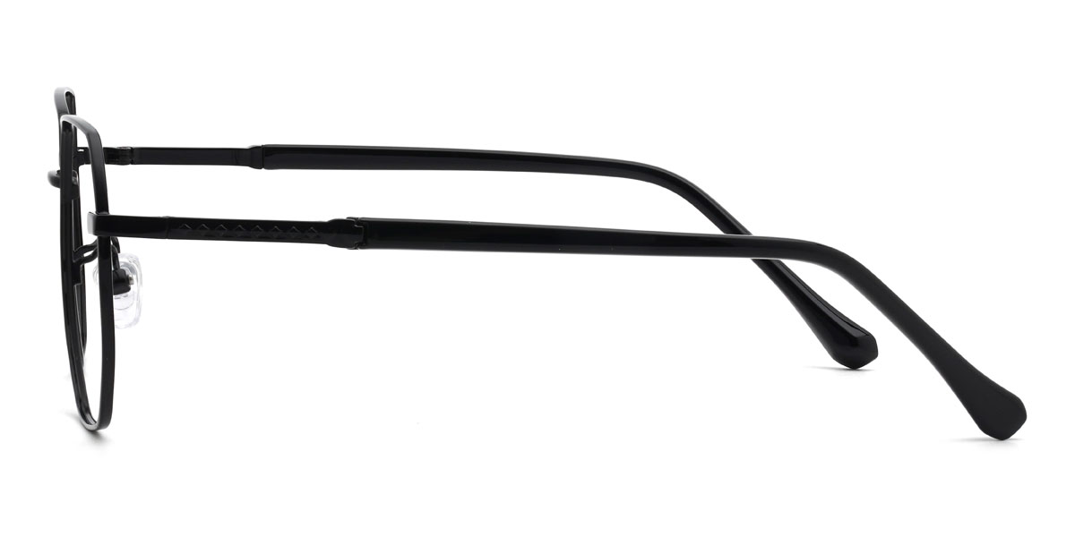 Fekete Kiran Szemüveg - Rectangle Glasses