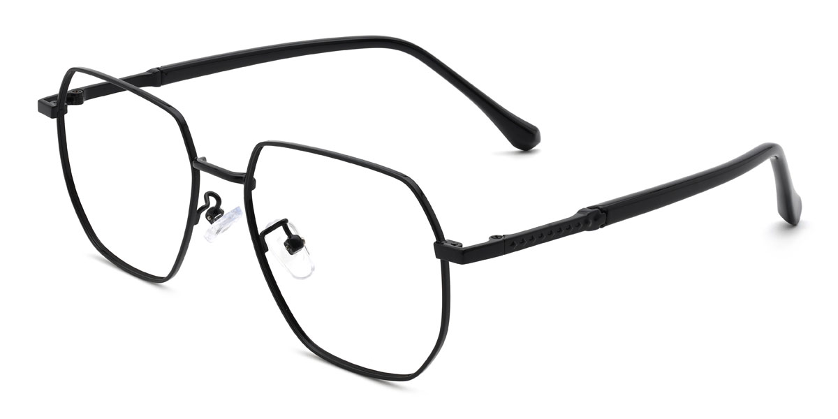 Fekete Kiran Szemüveg - Rectangle Glasses