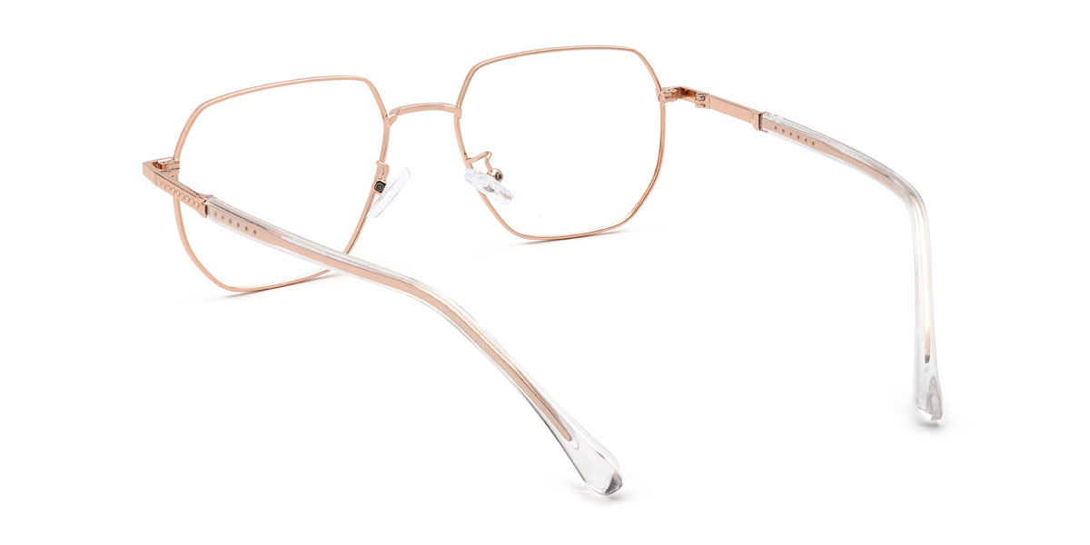 Gold Kiran Glasses - Rectangle Glasses