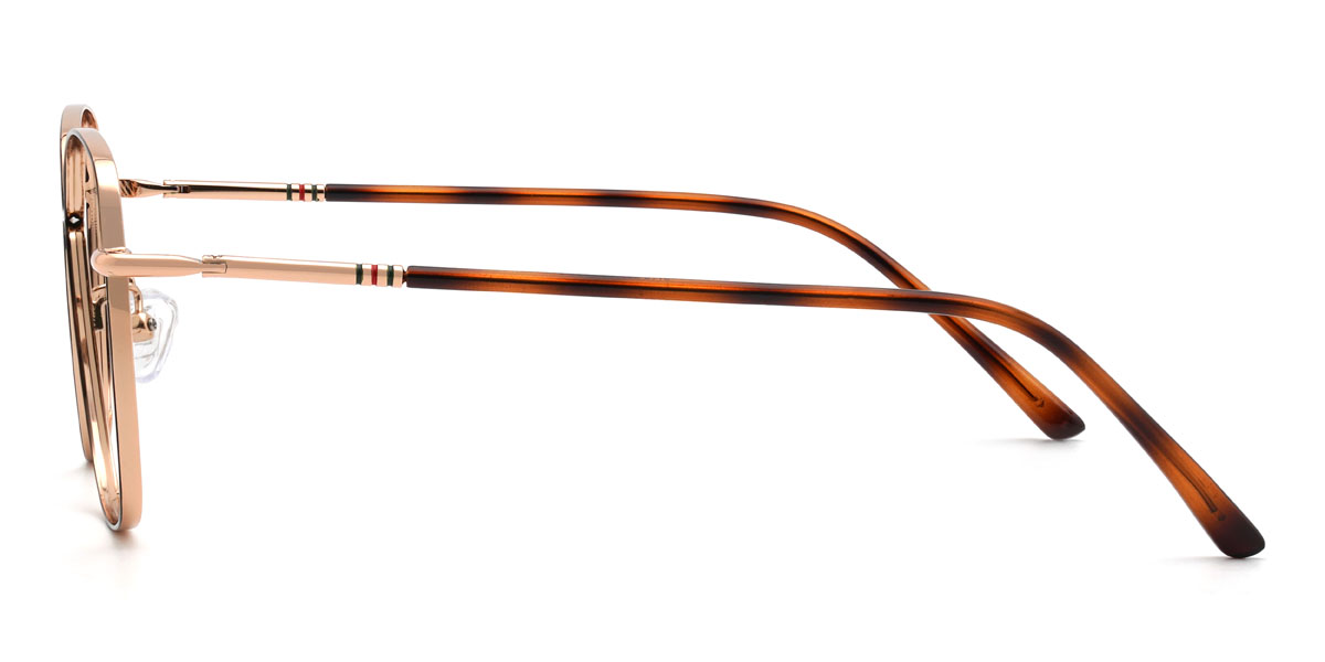 Gold Black Joaquim Glasses - Square Glasses