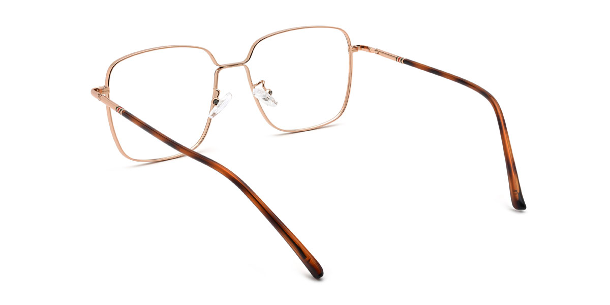 Gold Black Joaquim Glasses - Square Glasses