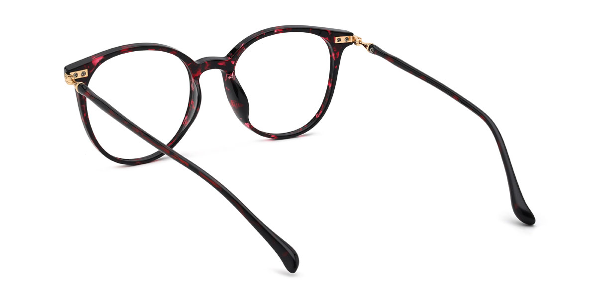 Pink Tortoiseshell Hermione Glasses - Round Glasses