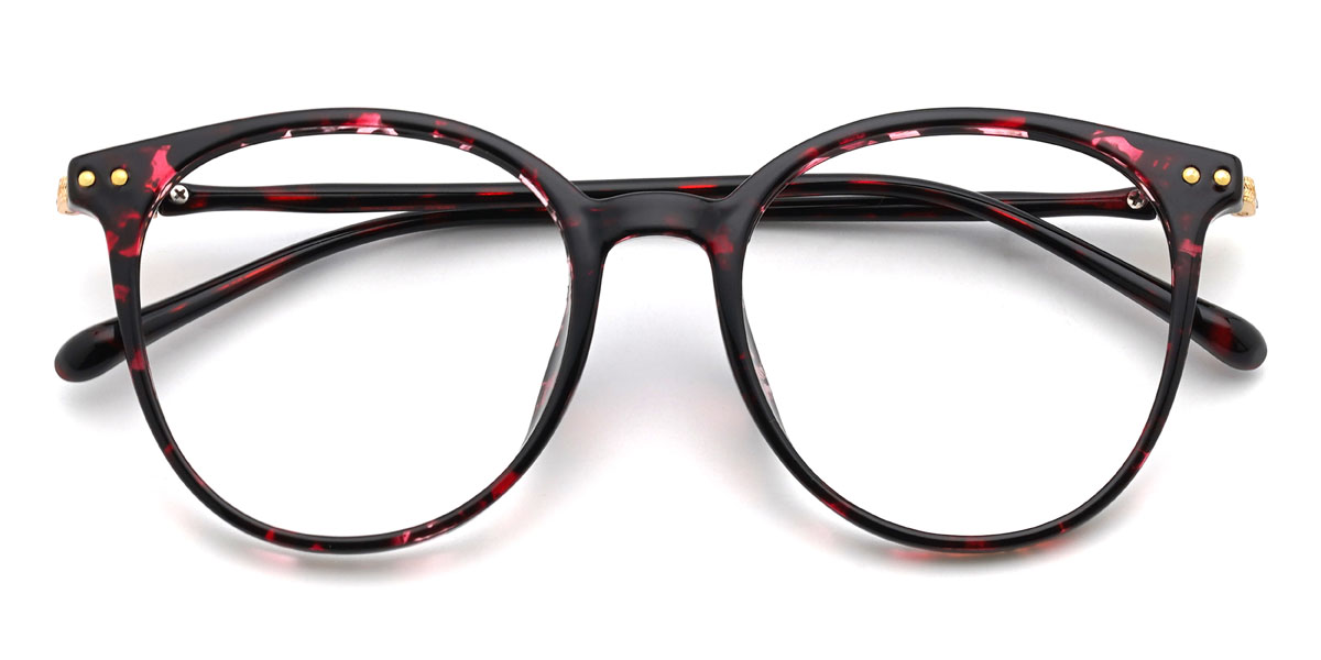 Pink Tortoiseshell Hermione Glasses - Round Glasses