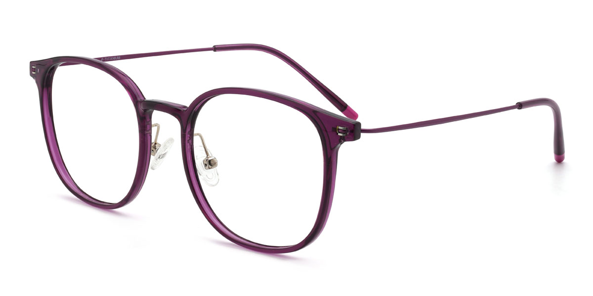 Purple Robby Glasses - Square Glasses