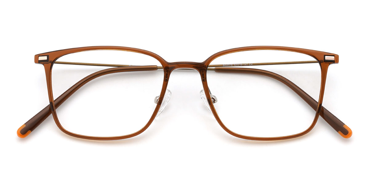 Braun Haroon Brille - Rectangle Glasses