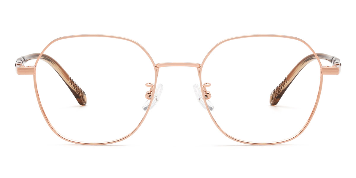 Gold Lesedi Glasses - Oval Glasses