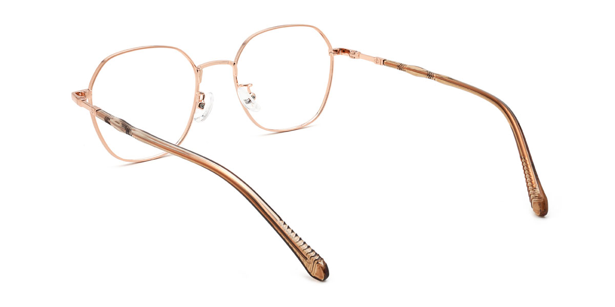 Gold Lesedi Glasses - Oval Glasses