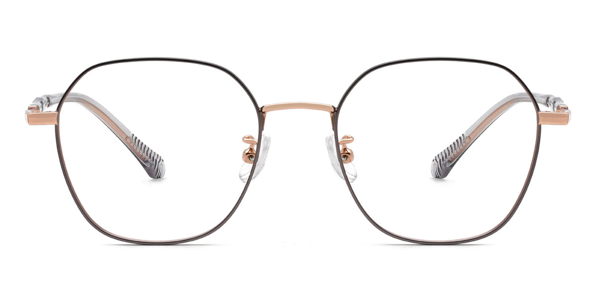 Grey Lesedi Glasses - Oval Glasses