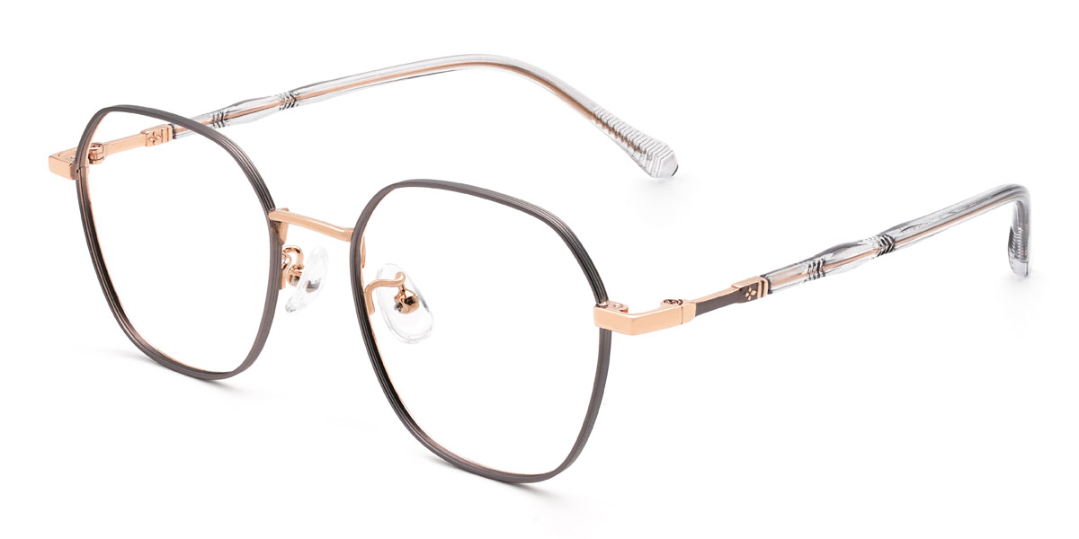 Grey Lesedi Glasses - Oval Glasses
