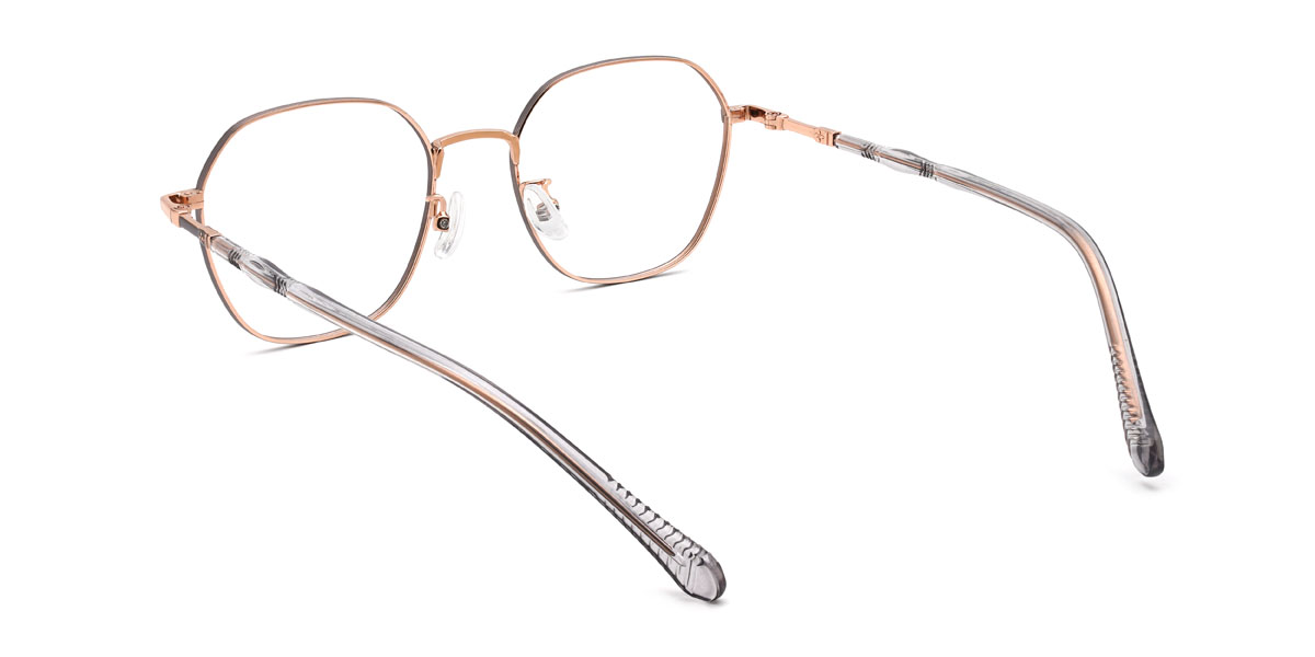 Grey Lesedi Glasses - Oval Glasses