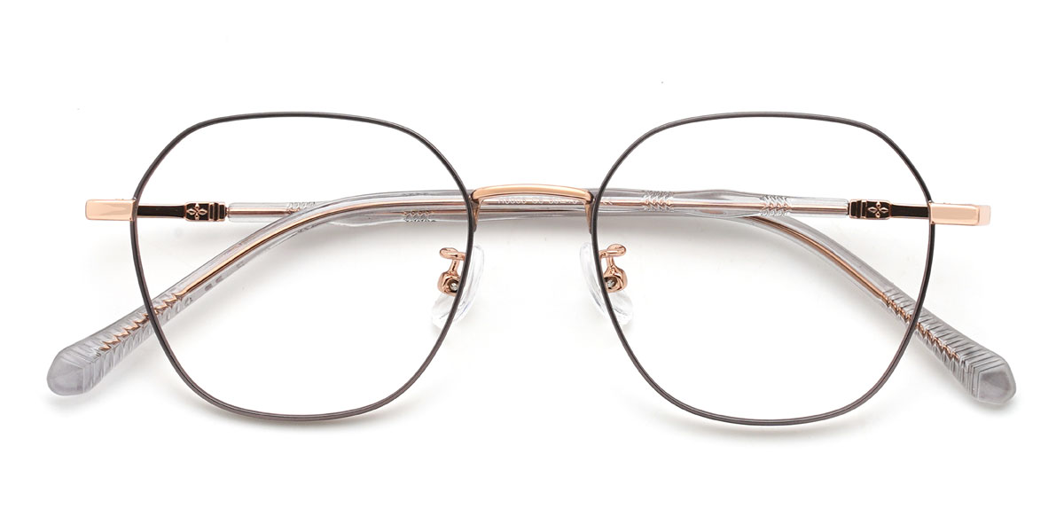 Grey Lesedi Glasses - Oval Glasses
