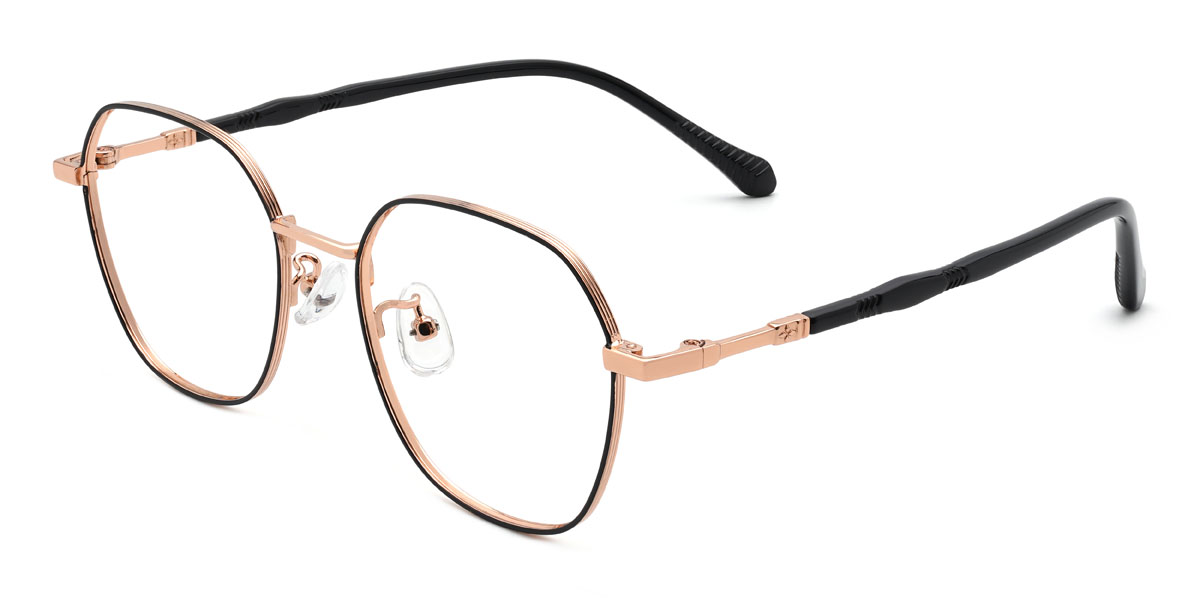 Schwarz Lesedi Brille - Oval Glasses