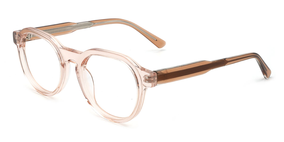 Hell Rosa Agatha Brille - Oval Glasses