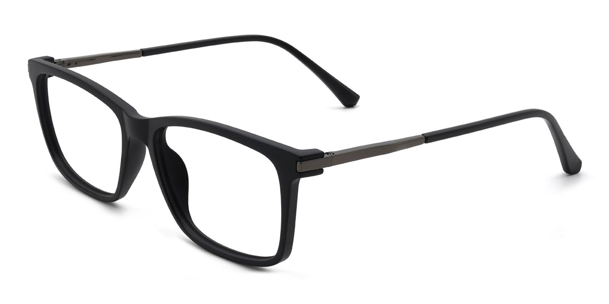 Black Craig Glasses - Rectangle Glasses