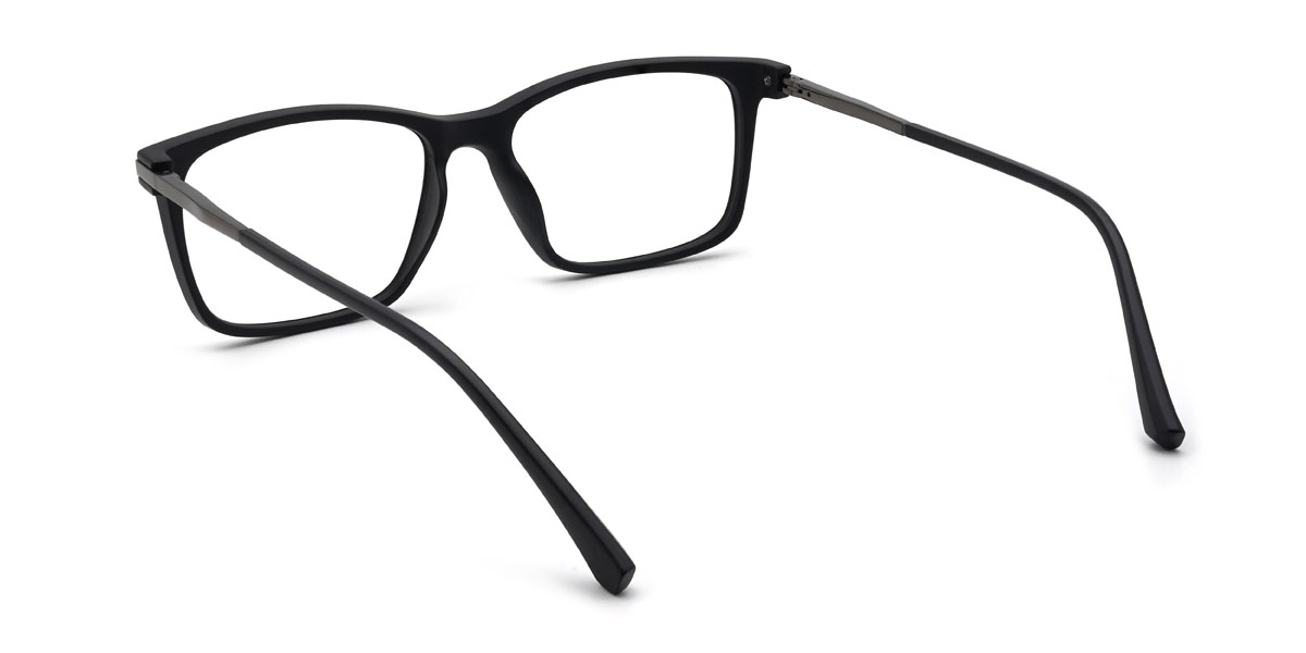 Black Craig Glasses - Rectangle Glasses