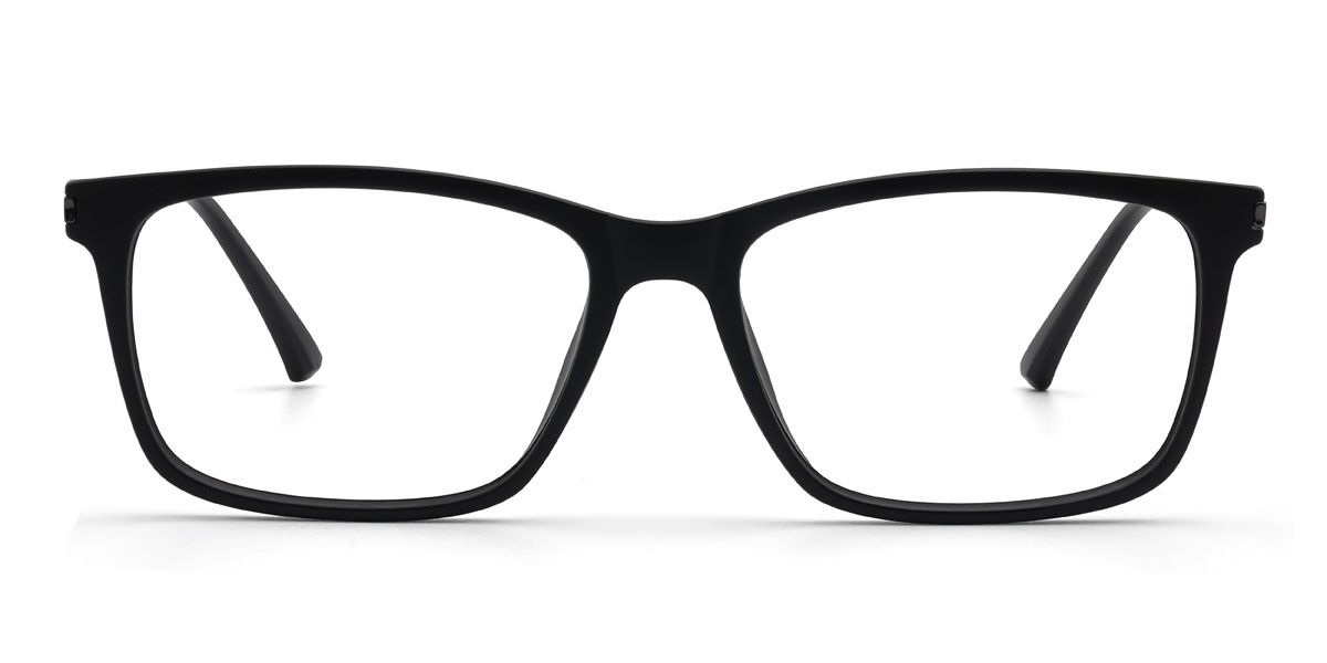 Black Craig Glasses - Rectangle Glasses