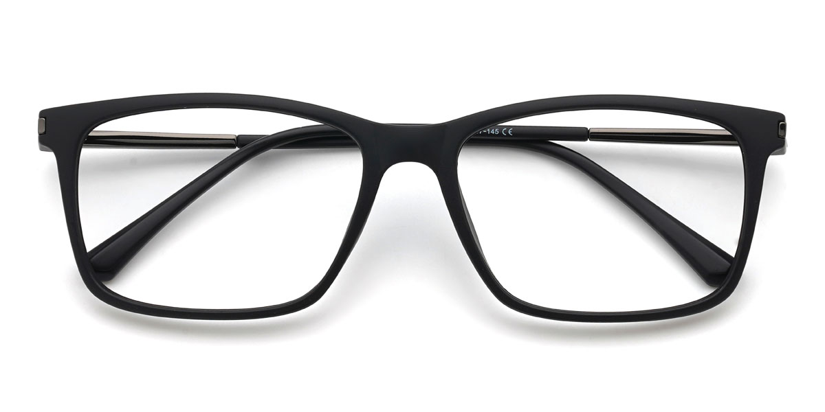 Black Craig Glasses - Rectangle Glasses