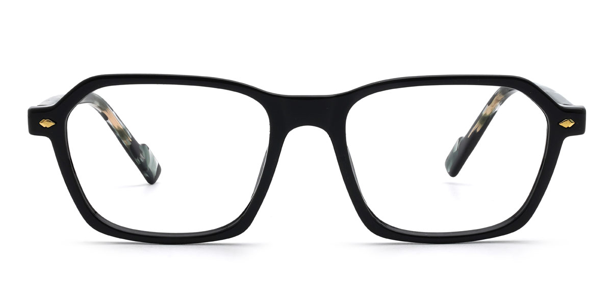 Schwarz Timber Brille - Rectangle Glasses