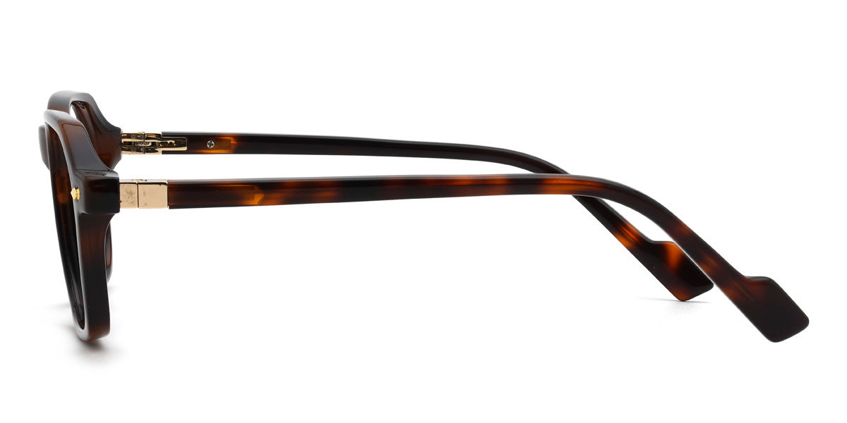 Tortoiseshell Timber Glasses - Rectangle Glasses
