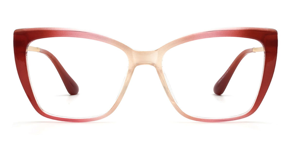 Gradient Rose Violet Elissa Glasses - Cat Eye Glasses