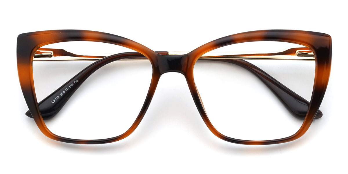 Tortoiseshell Elissa Glasses - Cat Eye Glasses