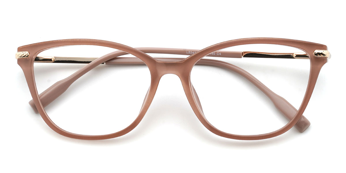 Cameo Brown Sully Glasses - Cat Eye Glasses