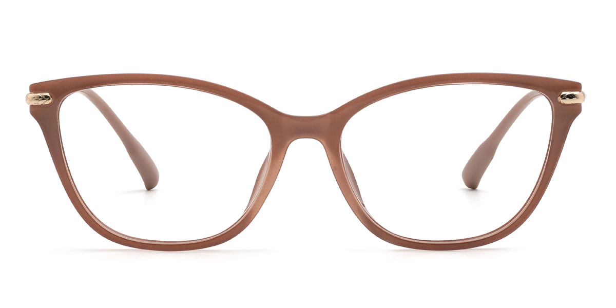 Cameo Brown Sully Glasses - Cat Eye Glasses