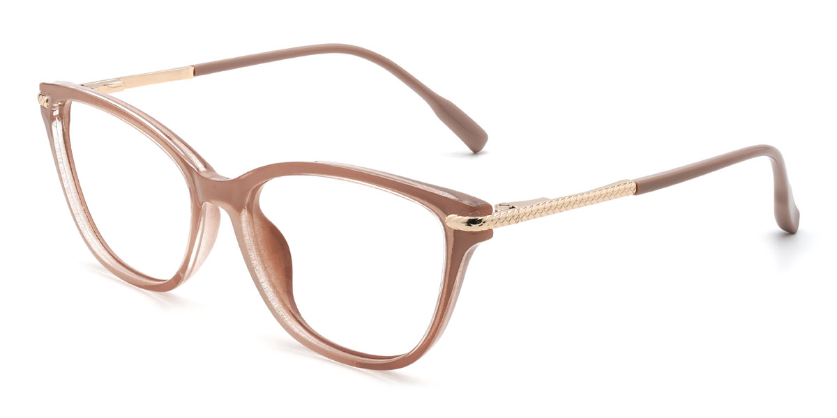 Cameo Brown Sully Glasses - Cat Eye Glasses