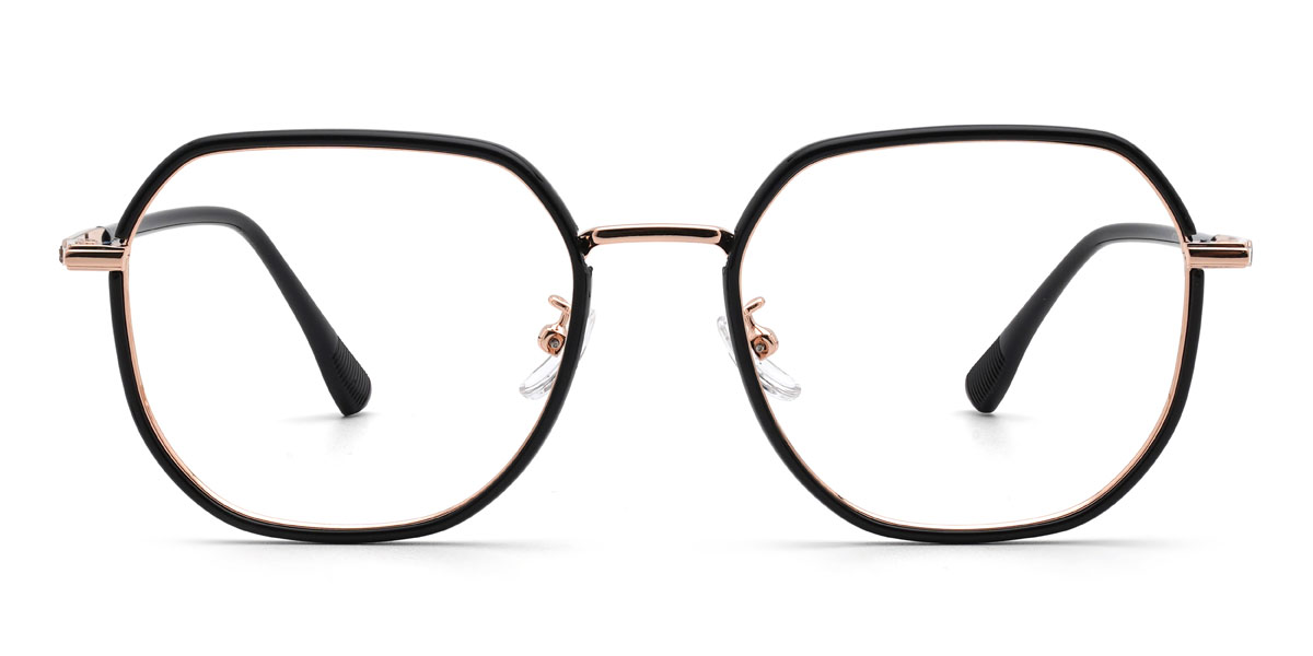 Negro Alessio - Oval Glasses