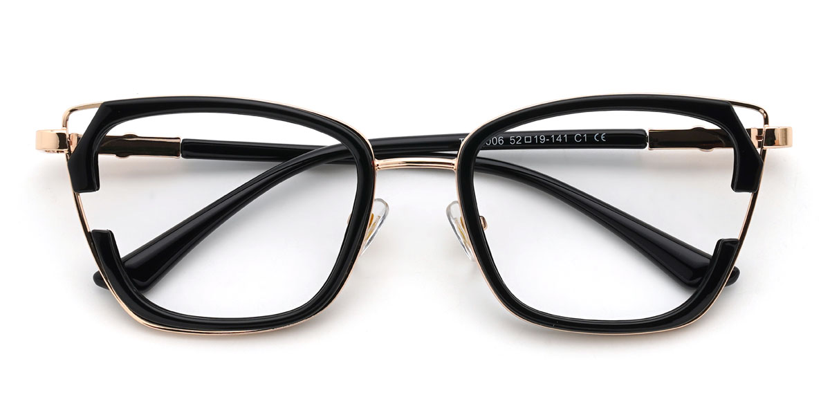 Schwarz Kaci Brille - Cat Eye Glasses