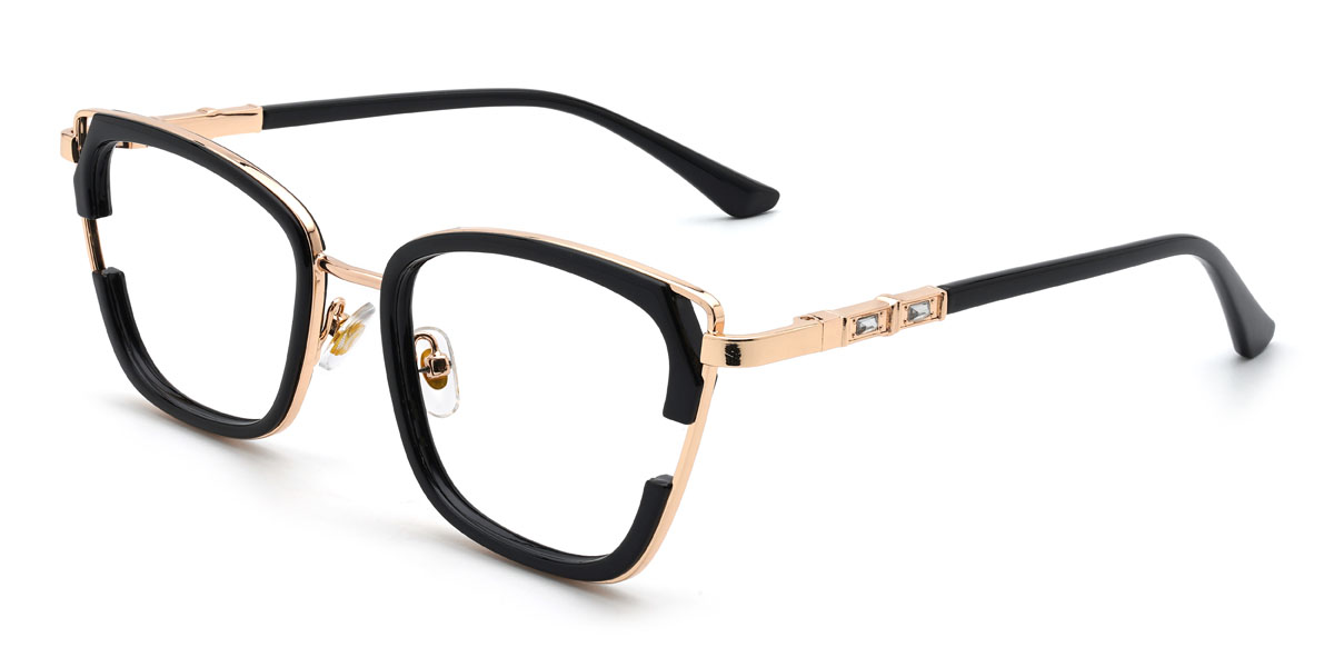 Schwarz Kaci Brille - Cat Eye Glasses