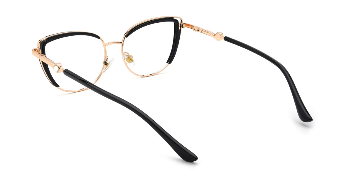 Or Noir Cristina Lunettes - Cat Eye Glasses