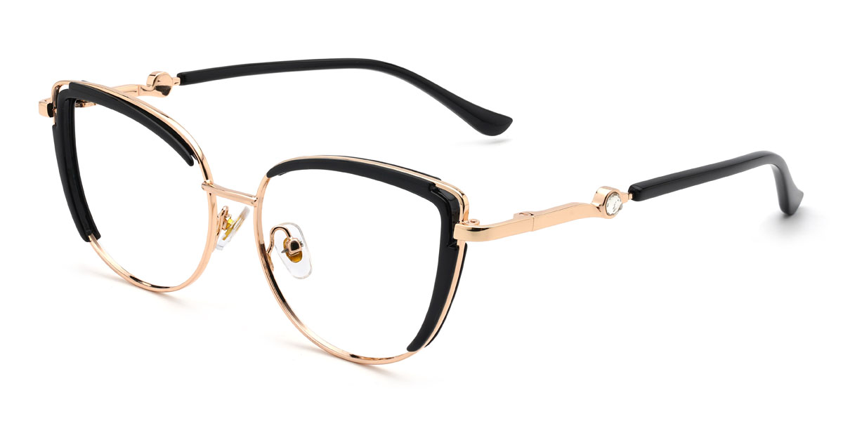Or Noir Cristina Lunettes - Cat Eye Glasses